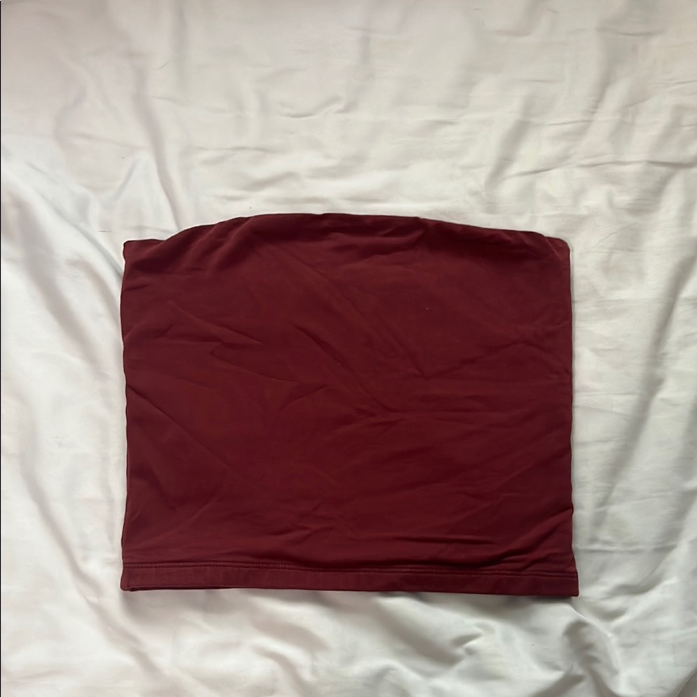 Brandy Melville Burgundy Tube Top